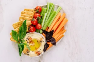 variety and colorful options in lunchbox